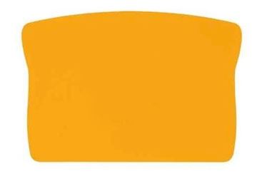 Yellow sticker rear bumper MINI