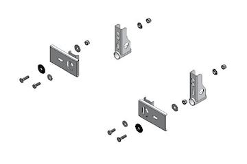 Achterbumper anti-launch bevestigingskit Dynamica CIK FIA