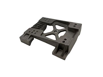 Motorsteun aluminium 28mm onder hoek