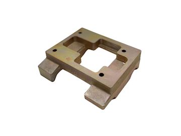 Engine mount 32mm magnesium flat drilled Tecno