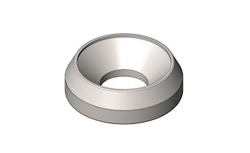 Countersunk washer M8 silver