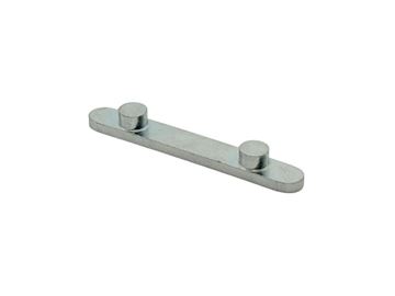 Key 8x6x60 with 2 pins 7,3mm