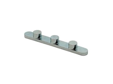 Key 8x6x60 with 3 pins 7,3mm