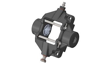 Rear brake caliper AP-RACE 06 without brake pads 