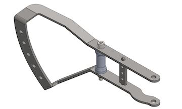 Iron clutch lever black