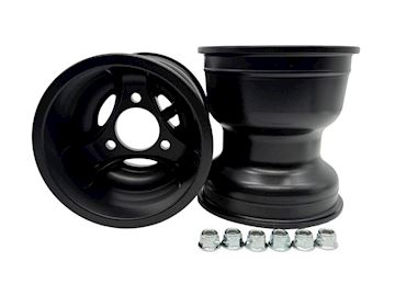 Wheel rear 140mm aluminium complete 1-st