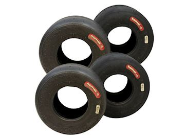 Kart tyres Komet slick K3H set