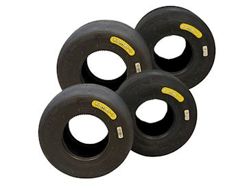Kart tyres Komet slick K3M set