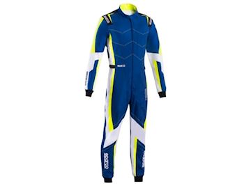 Sparco raceoverall K48 Kerb Advanced blauw/fluo geel