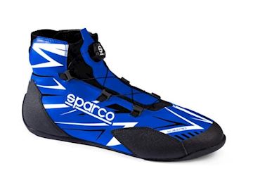 Sparco kartschoenen K-Rapid lichtblauw/wit