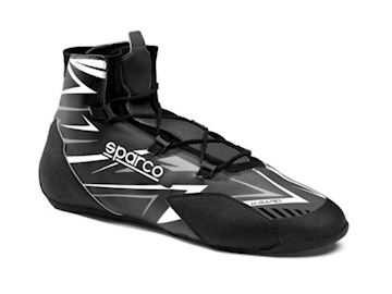 Sparco kartschoenen K-Rapid Laces zwart/wit
