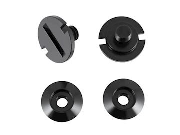 Helmet visor Z-20 shield retention kit Black Zamp