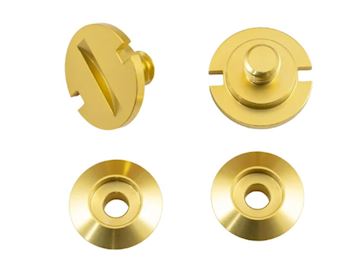 Helmet visor Z-20 Shield retention kit Gold Zamp