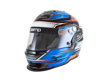 Helm RZ42 jeugd blauw/oranje Zamp